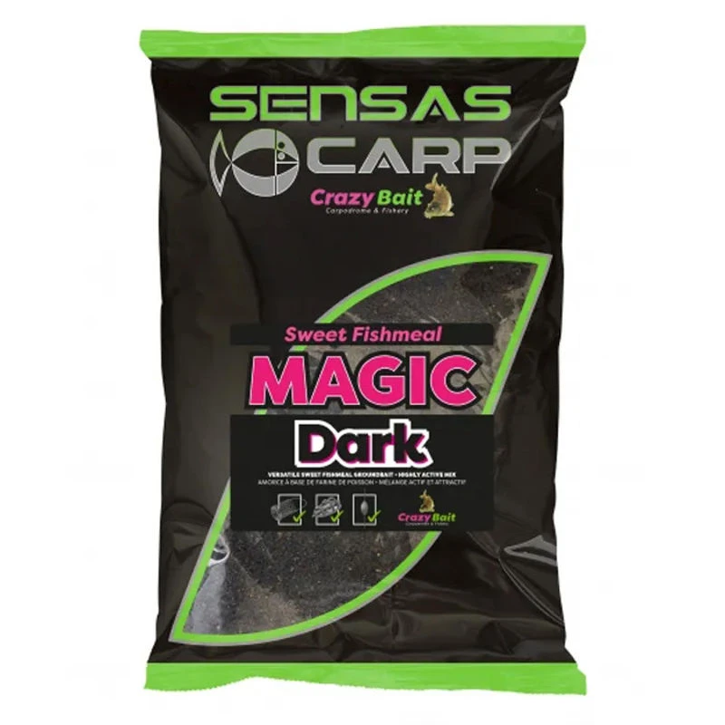 Sensas Sweet Fishmeal Magic Dark Groundbait 2Kg